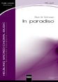 In paradiso TTBB choral sheet music cover